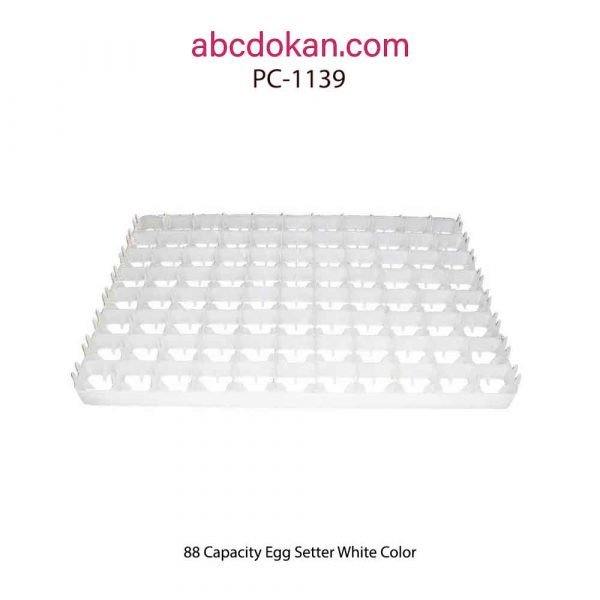 88 Capacity Egg Setter White Color