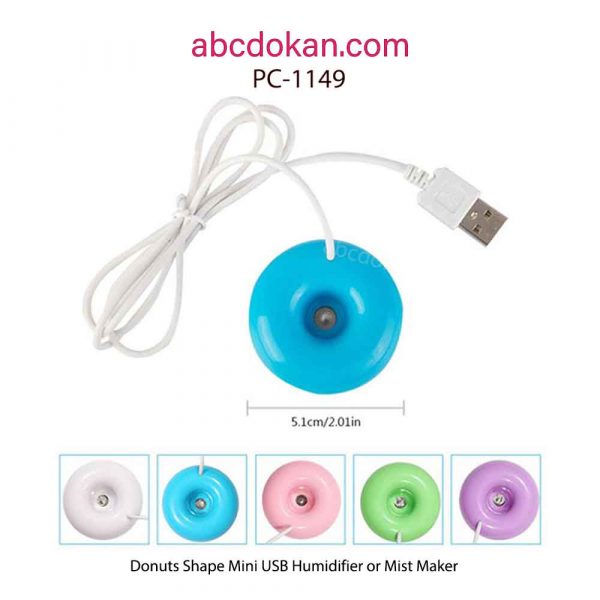 Donuts Shape Mini USB Humidifier or Mist Maker