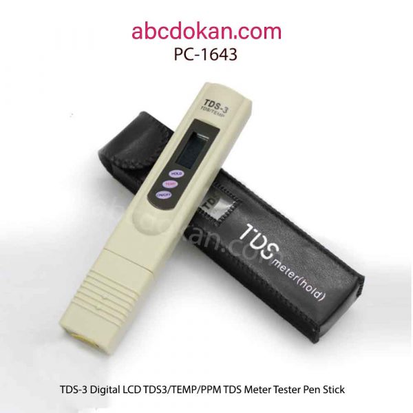 TDS-3 Digital LCD TDS3/TEMP/PPM TDS Meter Tester Pen Stick